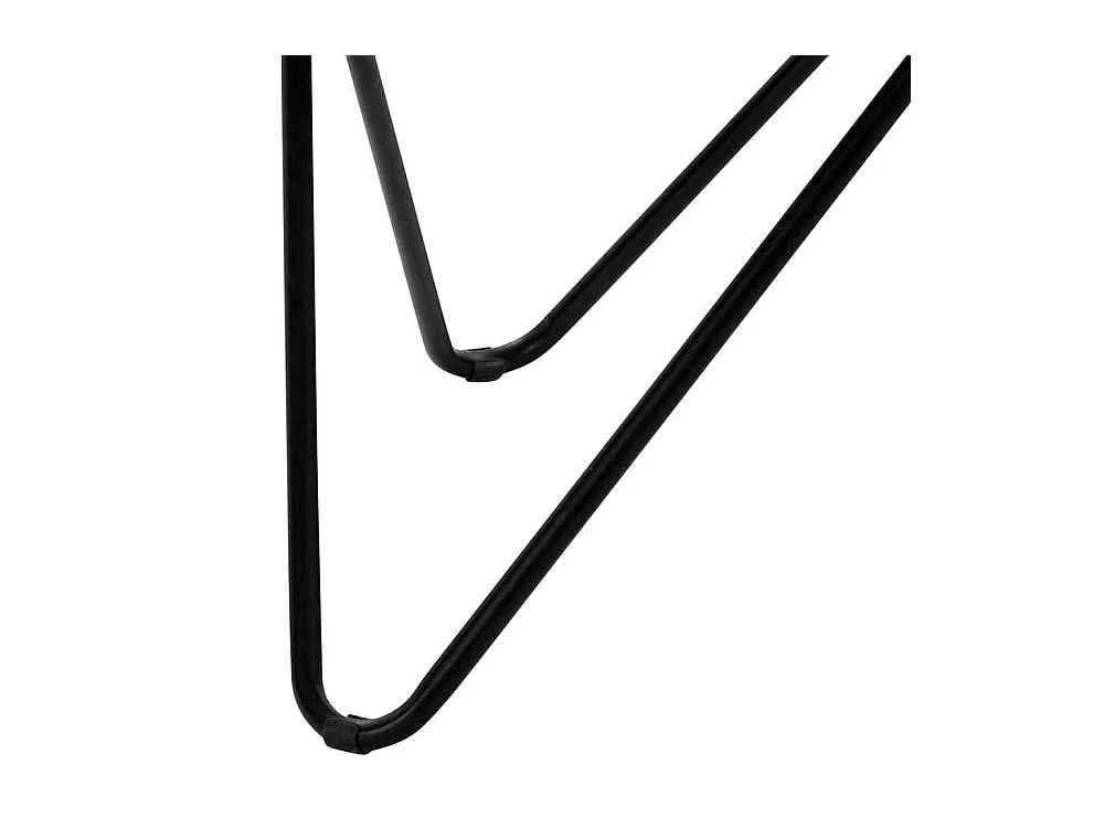 Runder Küchen Tisch in Marmor Optik weiß-grau Metall Dreifußgestell