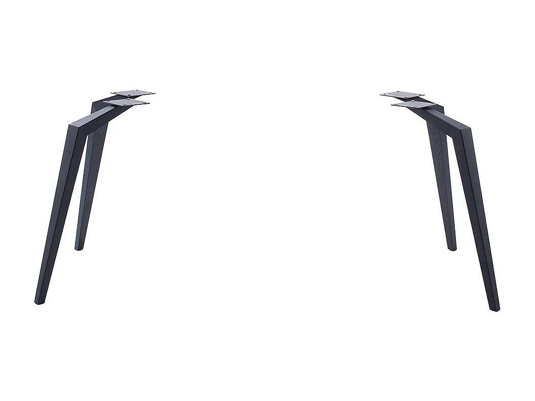 Esstisch Tisch Esszimmer aus Metall mit Massivholzplatte