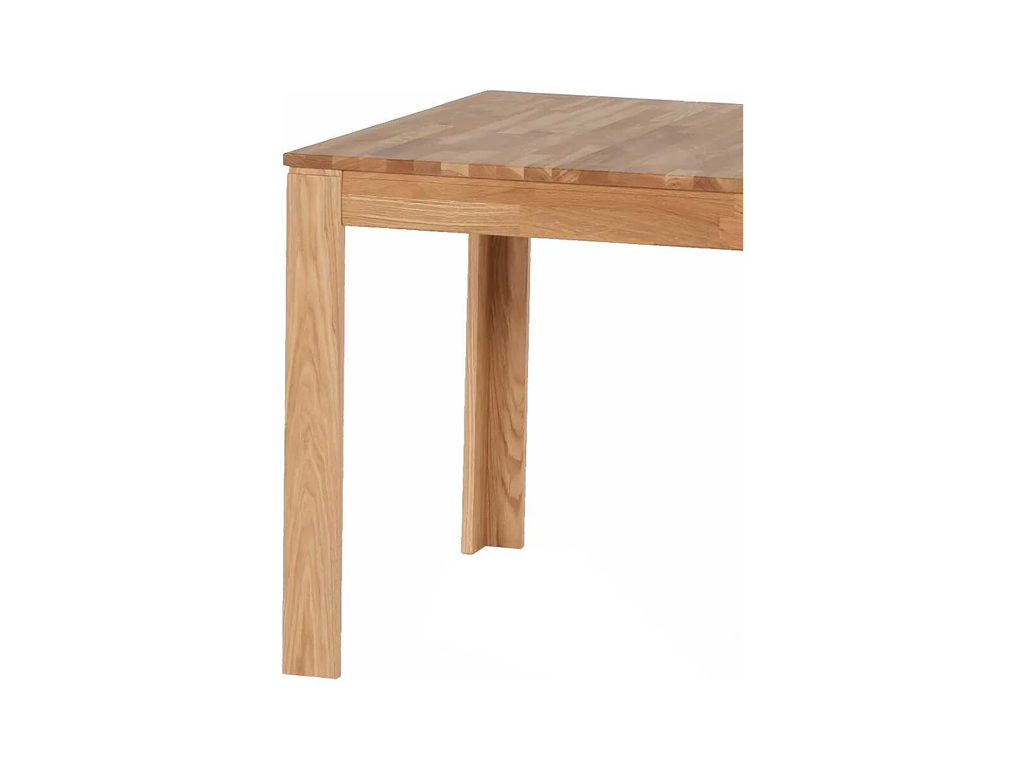 Massivholztisch aus Eiche geölt quadratisch