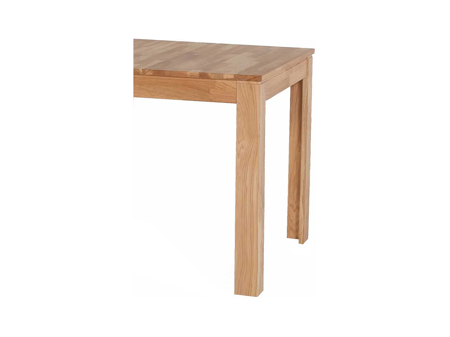 Massivholztisch aus Eiche geölt quadratisch