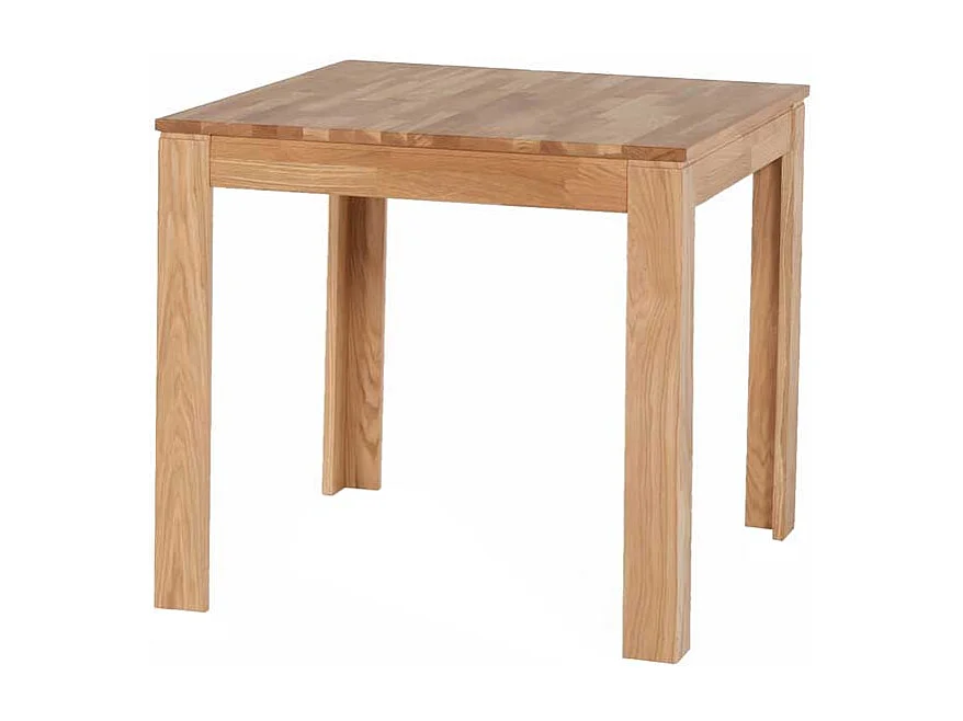 Massivholztisch aus Eiche geölt quadratisch