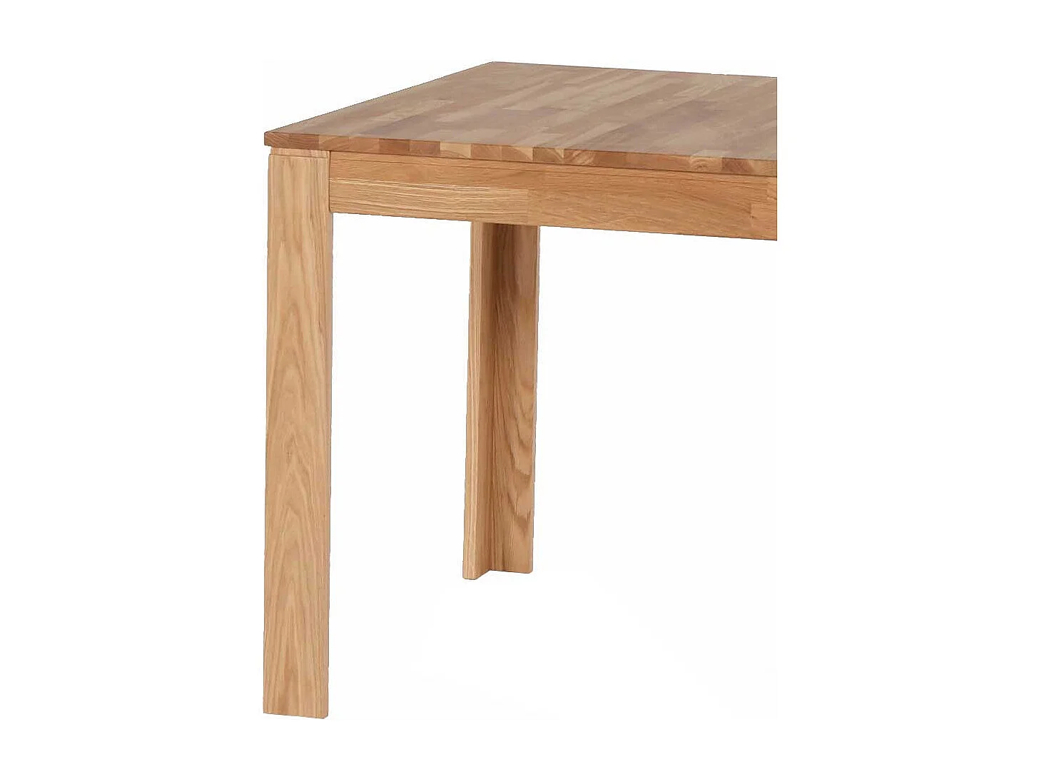 Massivholztisch aus Eiche geölt quadratisch