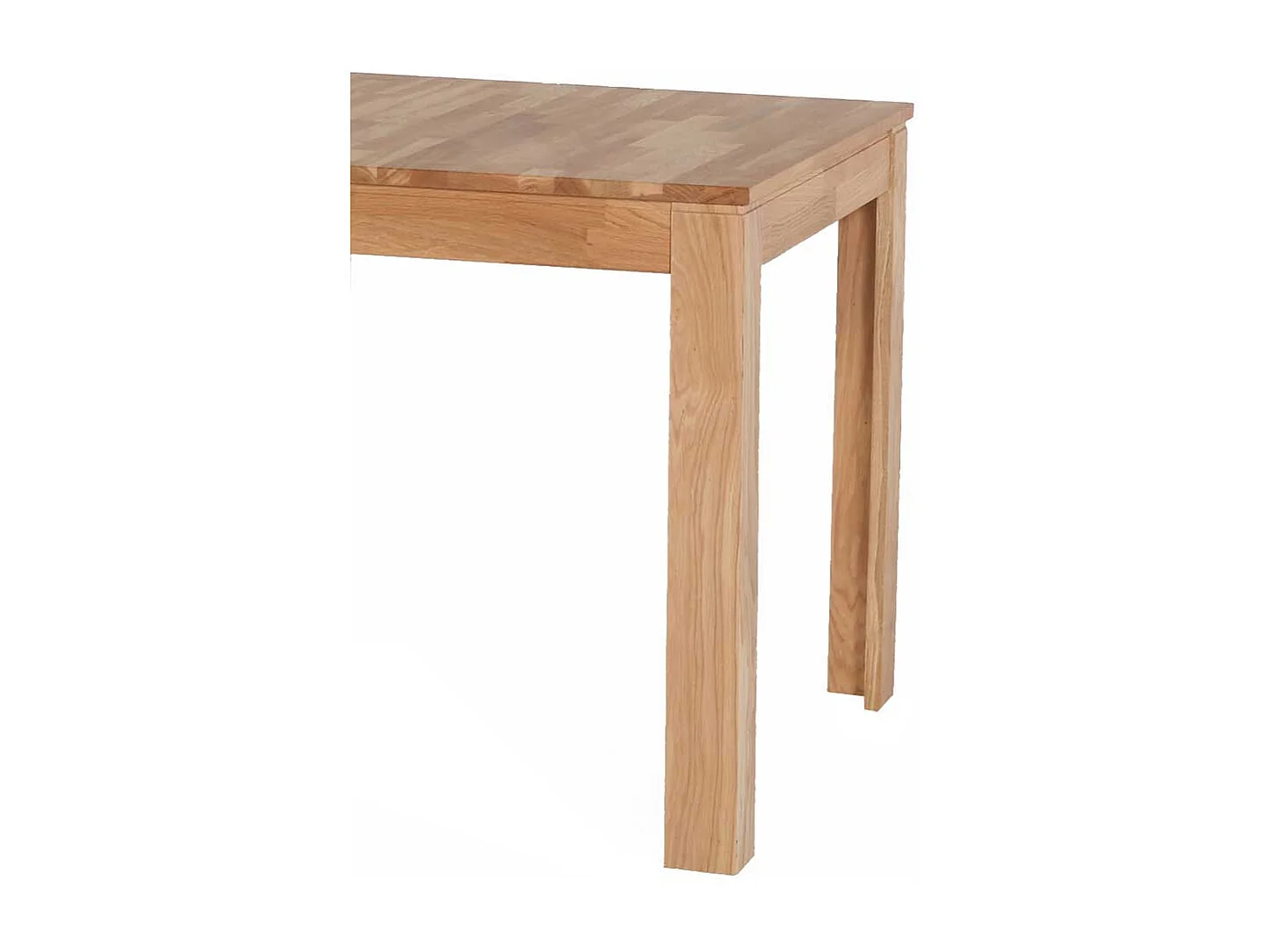 Massivholztisch aus Eiche geölt quadratisch