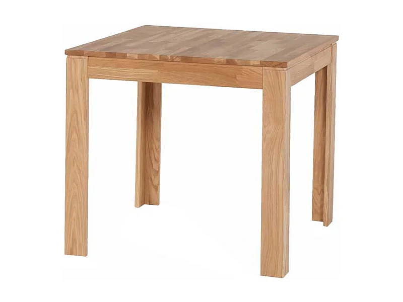 Massivholztisch aus Eiche geölt quadratisch