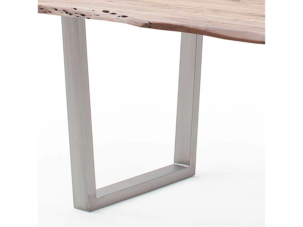 Esstisch Holztisch aus Metall und Akazie Massivholz