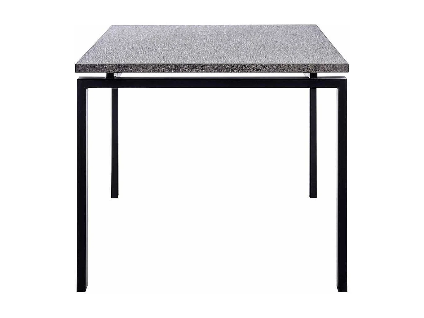 Esstisch Tisch Esszimmer in Beton Grau und Schwarz