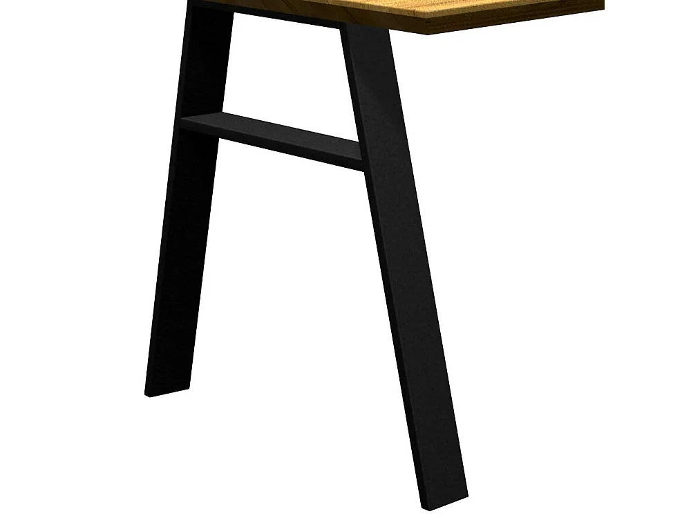 Moderner Küchentisch aus Eiche Massivholz A Fußgestell