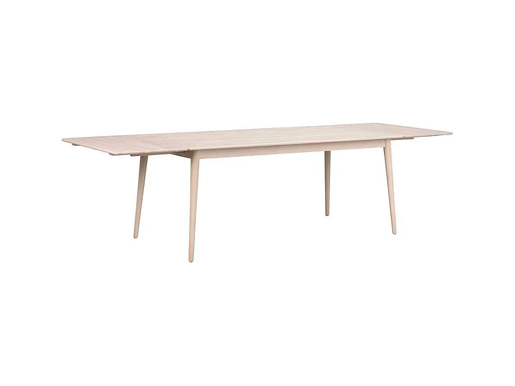 Holztisch in Eiche White Wash massiv Skandi Design