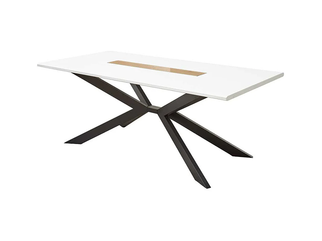 Küchen Tisch mit Spider Gestell 100 cm tief - 76 cm hoch