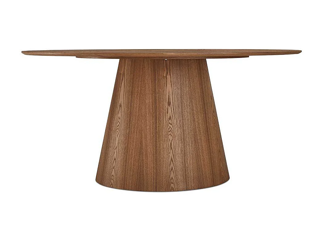 Esstisch Tisch Esszimmer in ovaler Form echtholzfurniert