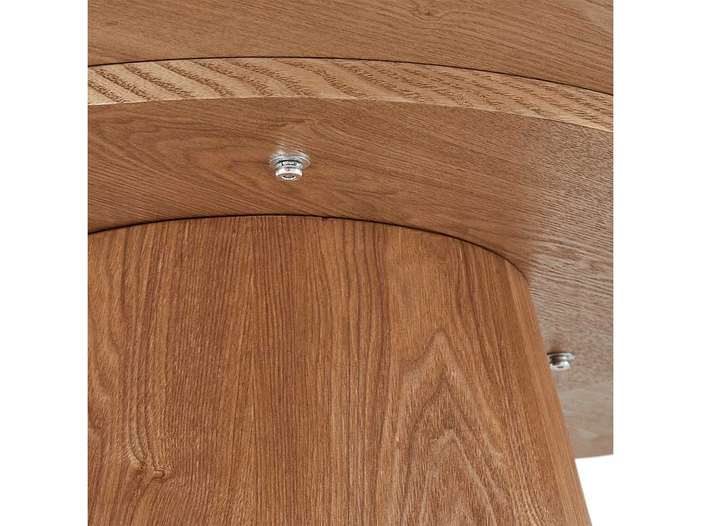 Esstisch Tisch Esszimmer in ovaler Form echtholzfurniert