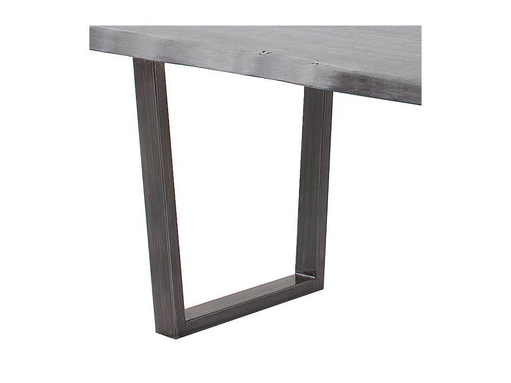 Esstisch Holztisch mit Baumkante aus Akazie Massivholz