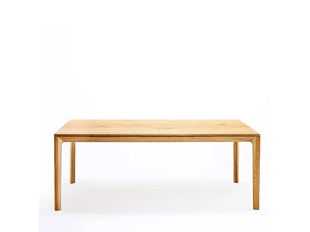 Holztisch Massivholztisch aus Eiche Massivholz in Eichefarben