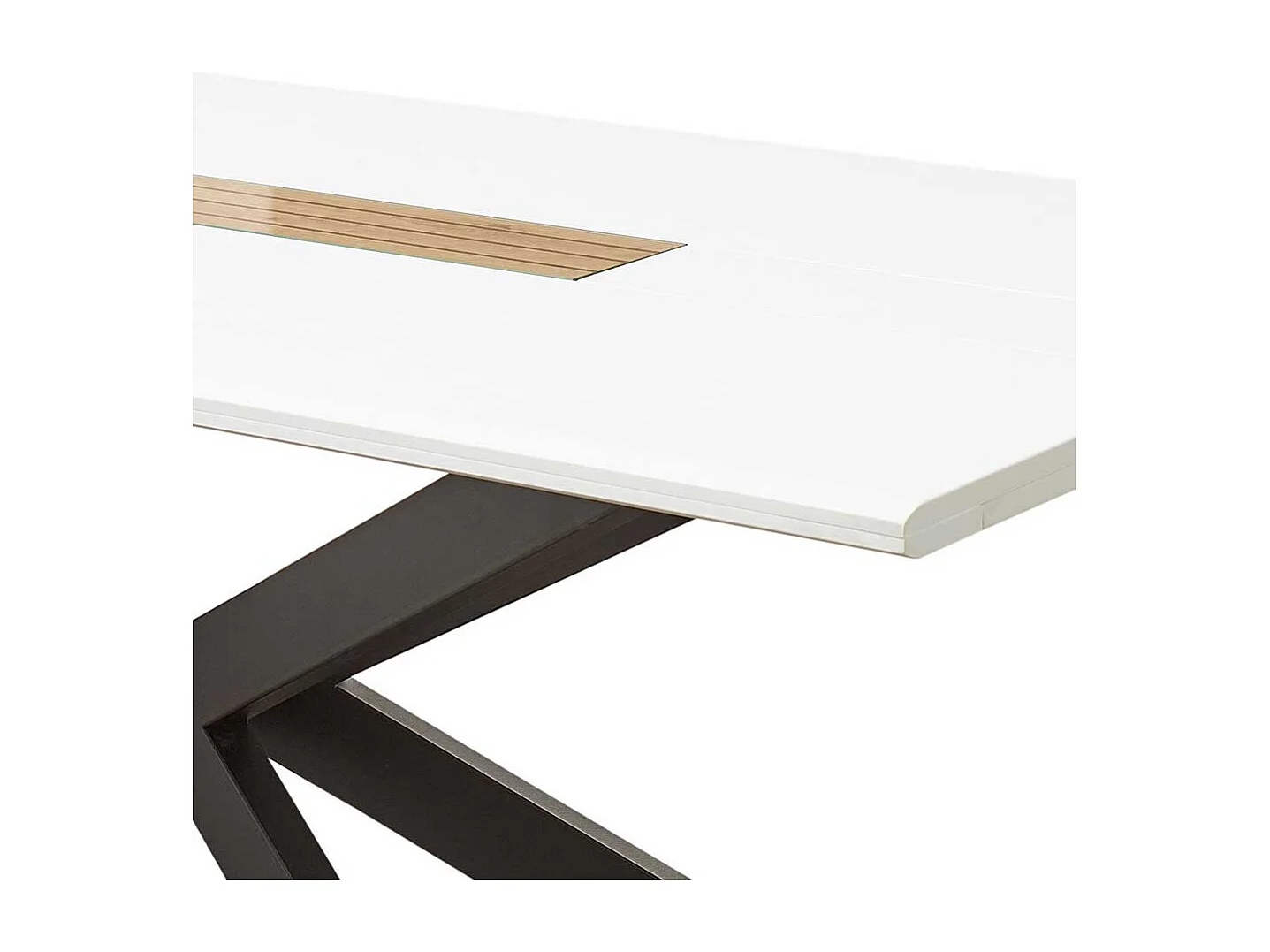 Küchen Tisch mit Spider Gestell 100 cm tief - 76 cm hoch