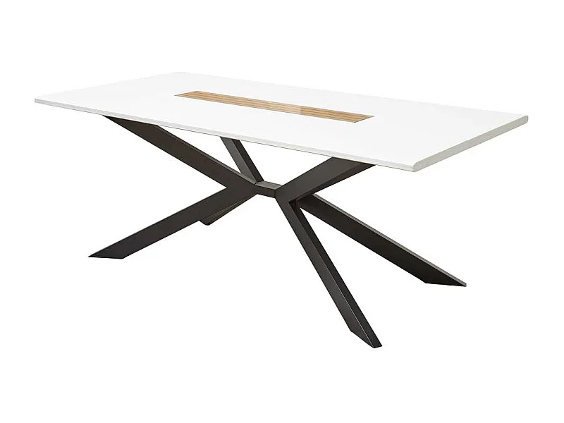 Küchen Tisch mit Spider Gestell 100 cm tief - 76 cm hoch