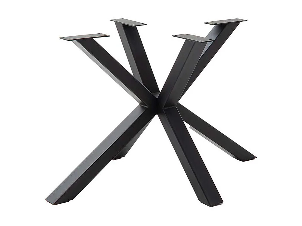 Esstisch Tisch Massivholz mit Spider Gestell aus Metall