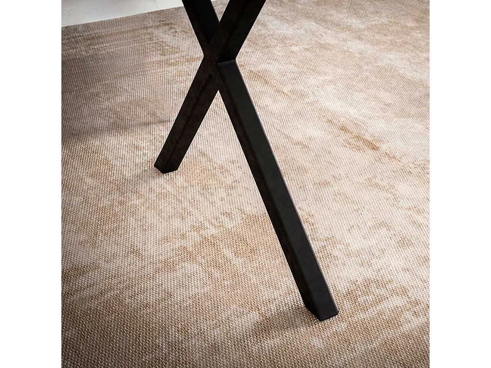 Esszimmertisch Tisch aus Akazie Massivholz und Metall