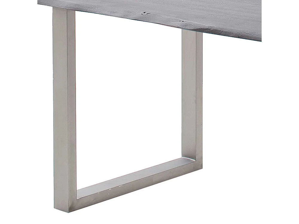 Esstisch Holztisch im Industry und Loft Stil mit natürlicher Baumkante