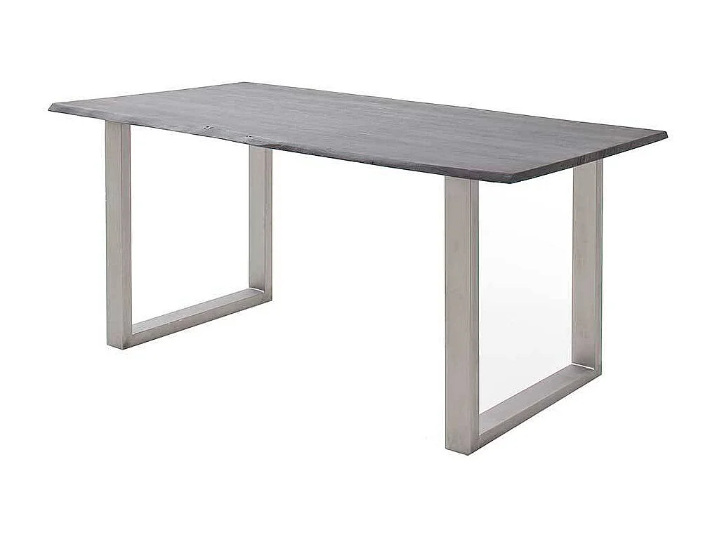 Esstisch Holztisch im Industry und Loft Stil mit natürlicher Baumkante