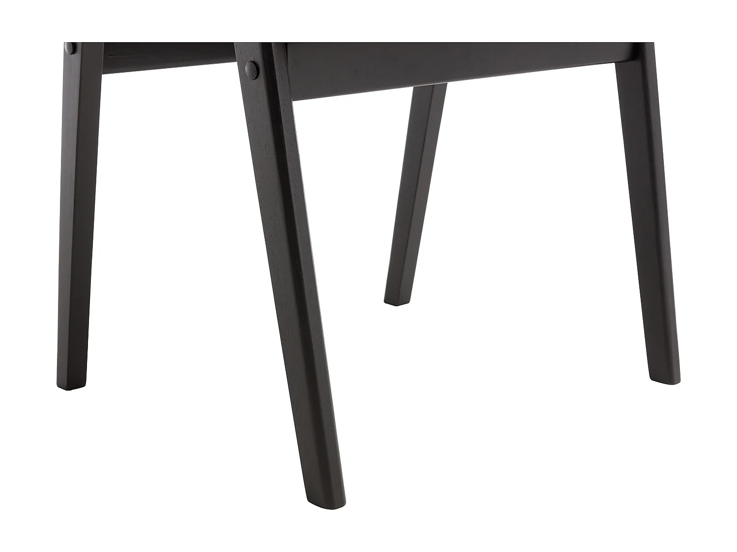 Sæt med 6 stole med armlæn i bouclé stof og gummitræ - Taupe og sort - SOLUNA