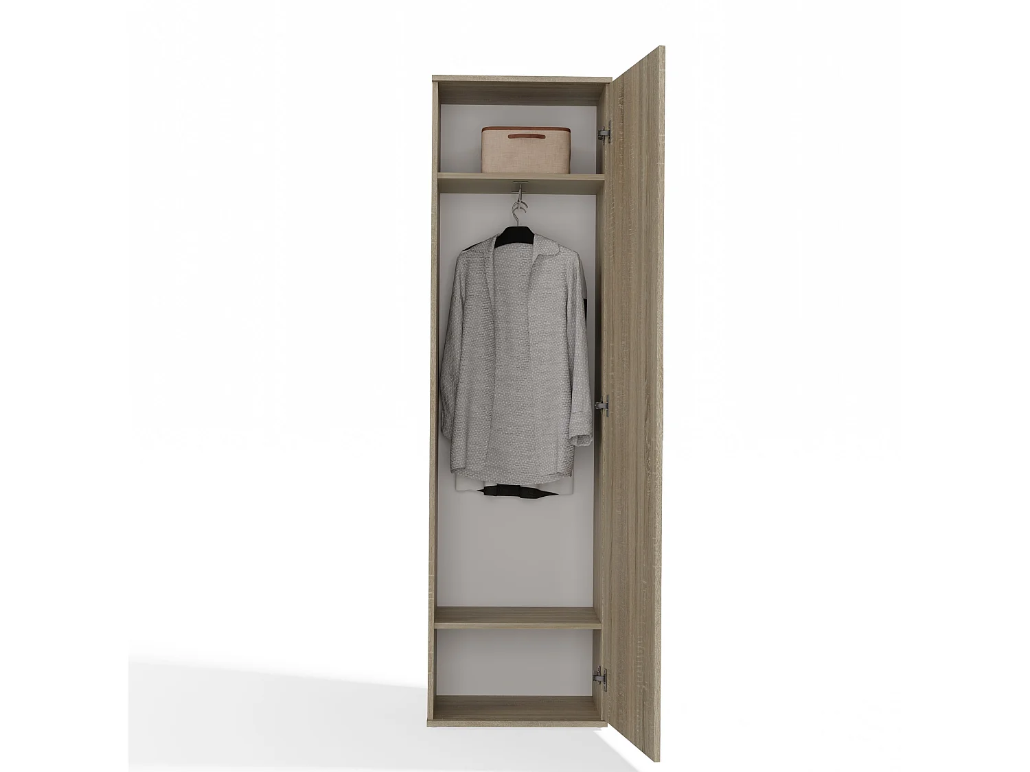 Armadio guardaroba per ingresso rovere chiaro MIT4