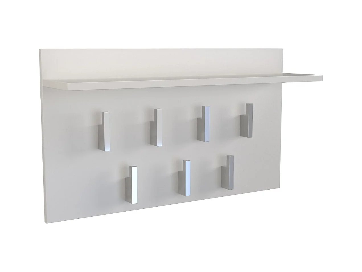 Appendiabiti a muro 70x40x20 cm bianco MIT6