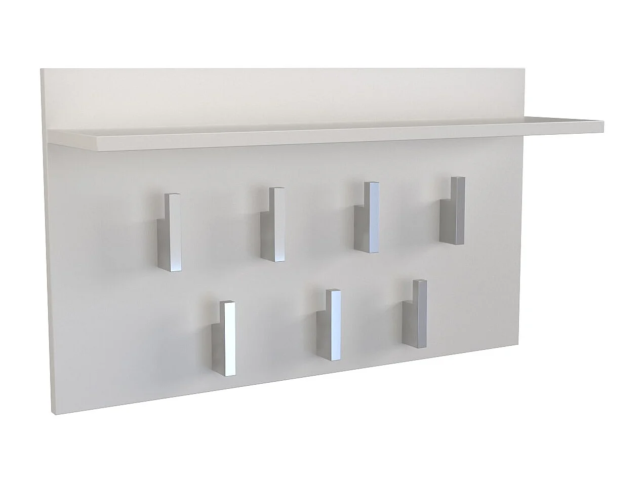 Appendiabiti a muro 70x40x20 cm bianco MIT6