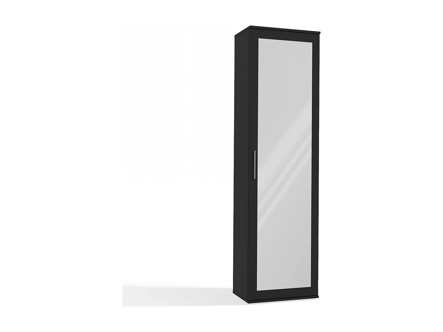 Armadio guardaroba per ingresso nero MIT4