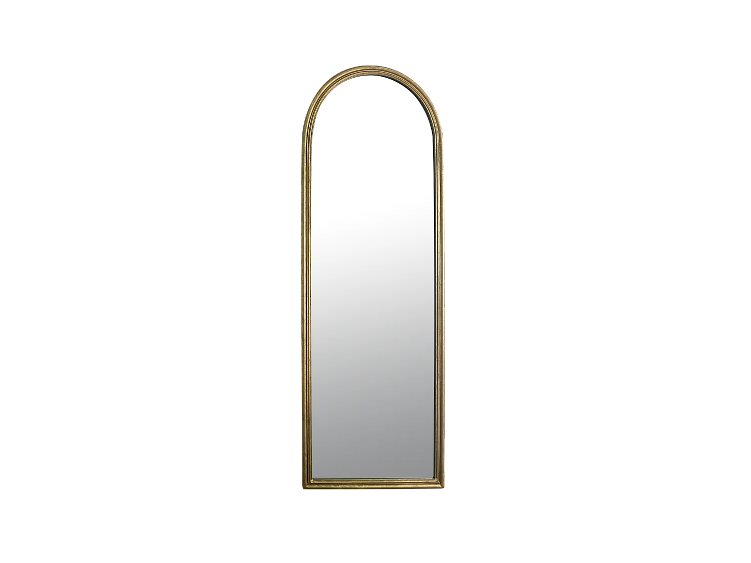 Miroir fenêtre en métal doré 170x60cm