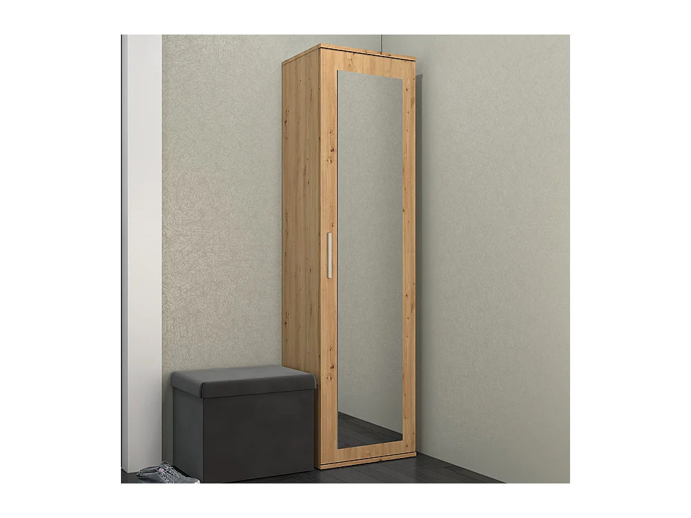 Armadio guardaroba per ingresso rovere MIT4