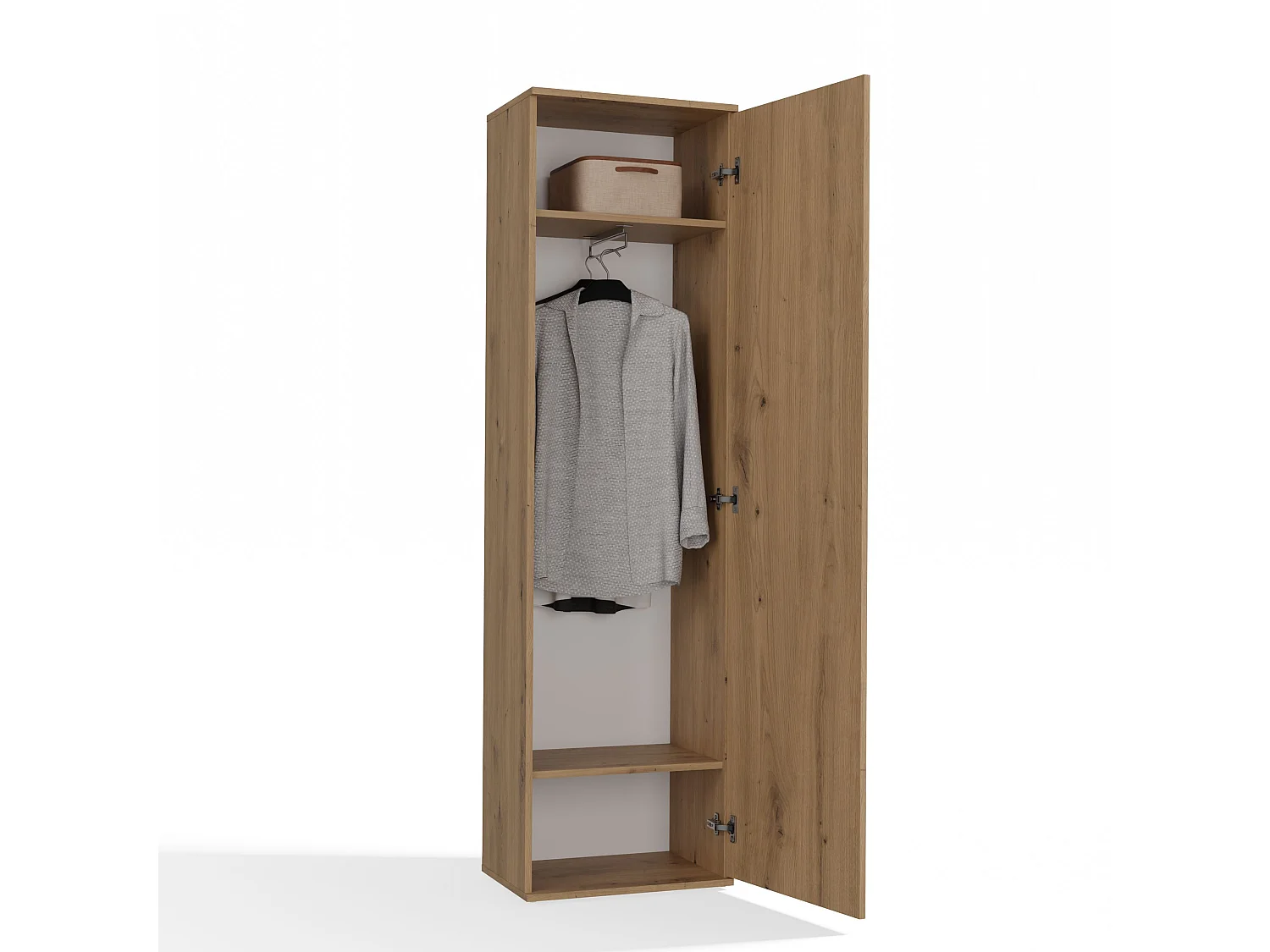 Armadio guardaroba per ingresso rovere MIT4