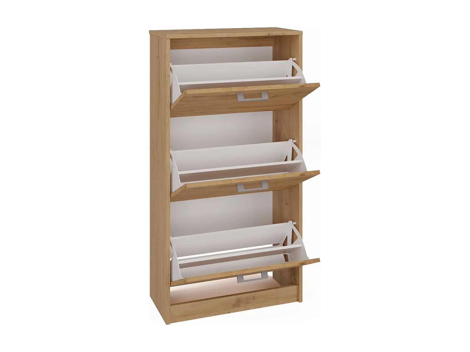 Scarpiera moderna 60x116x28 cm rovere SCAT3