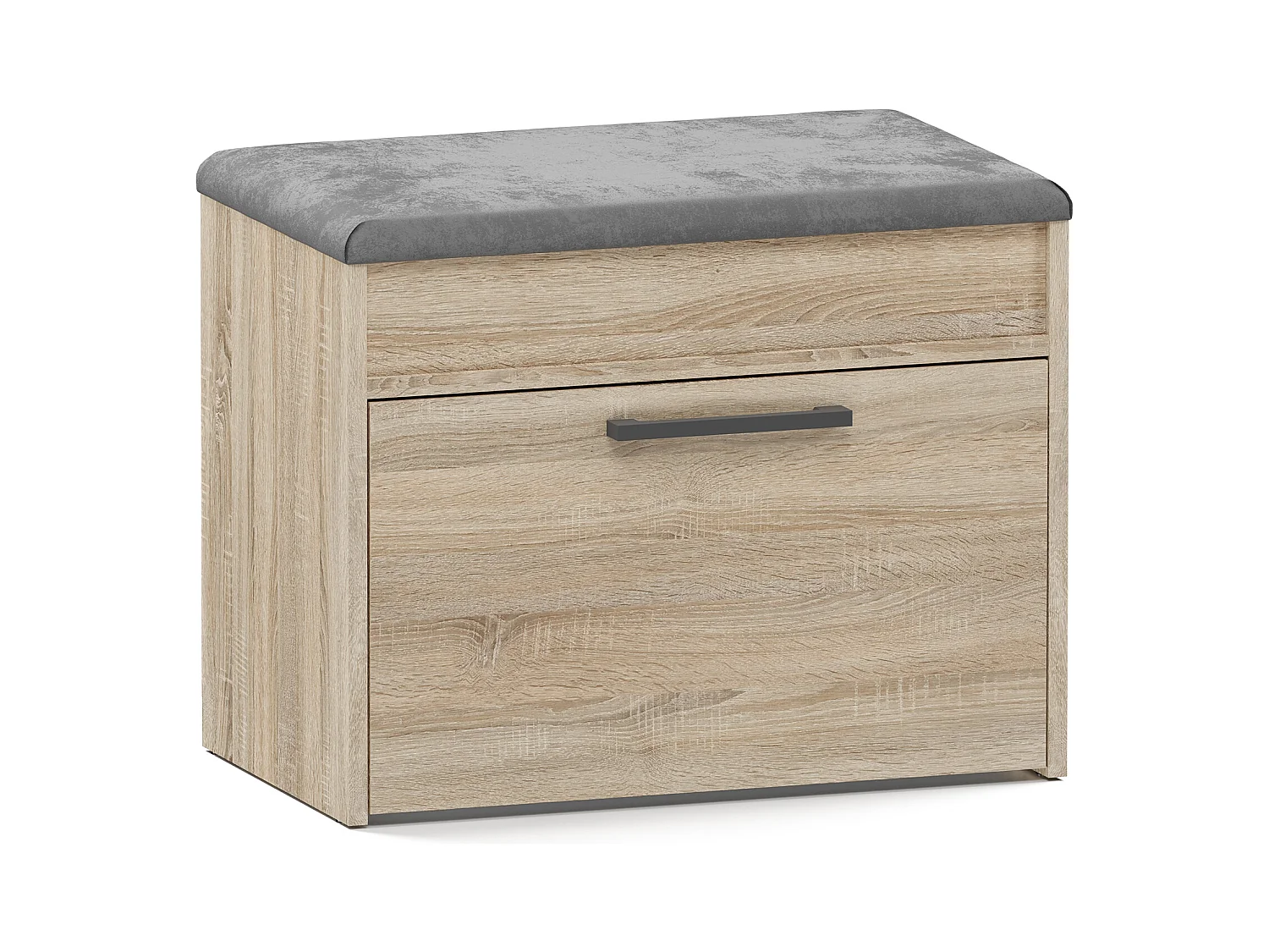 Scarpiera con panca 60x49x35 cm rovere chiaro SCAT7