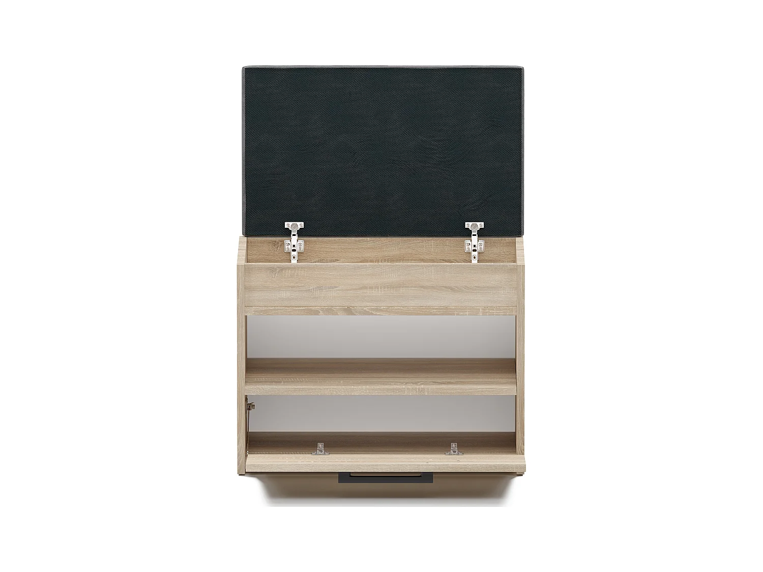 Scarpiera con panca 60x49x35 cm rovere chiaro SCAT7