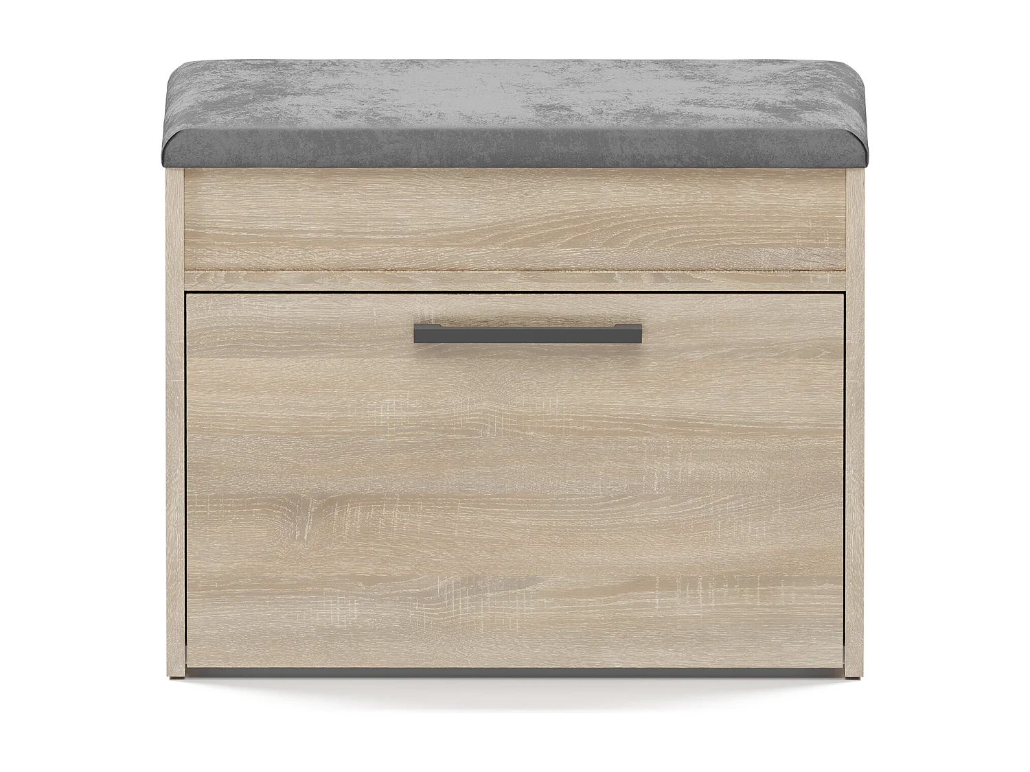 Scarpiera con panca 60x49x35 cm rovere chiaro SCAT7