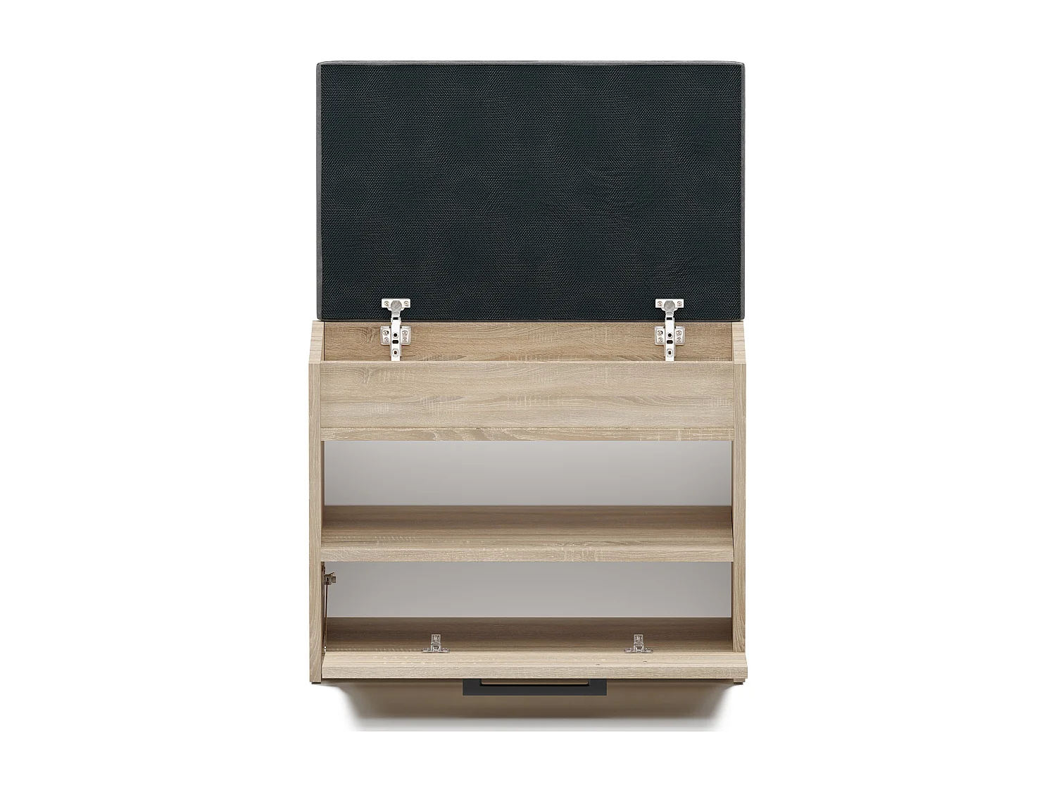 Scarpiera con panca 60x49x35 cm rovere chiaro SCAT7