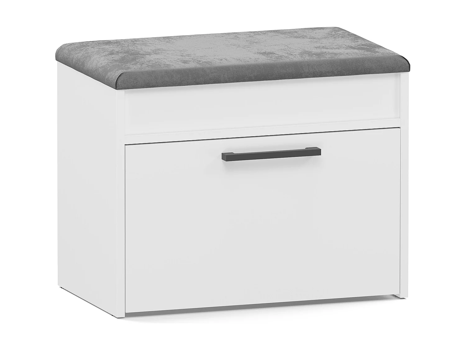 Scarpiera con panca 60x49x35 cm bianca SCAT7