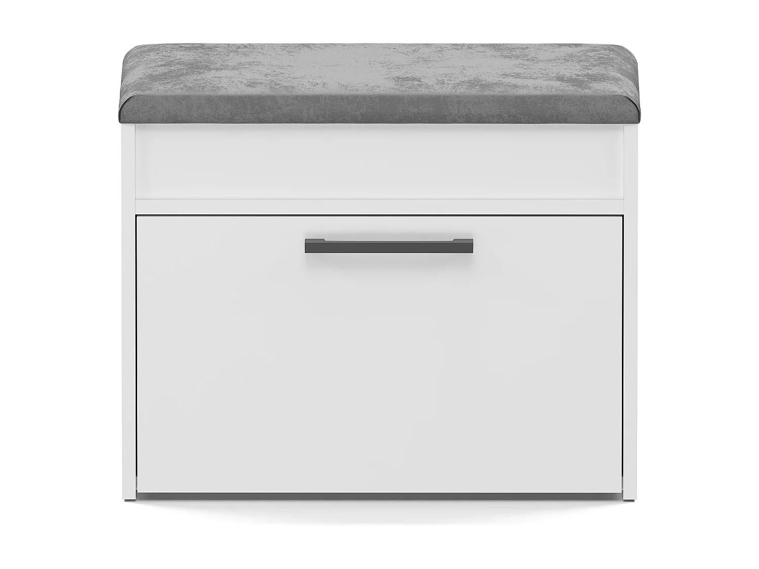 Scarpiera con panca 60x49x35 cm bianca SCAT7