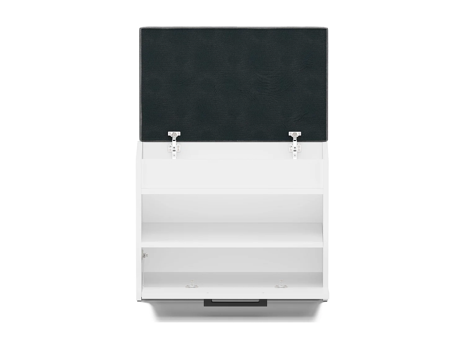 Scarpiera con panca 60x49x35 cm bianca SCAT7