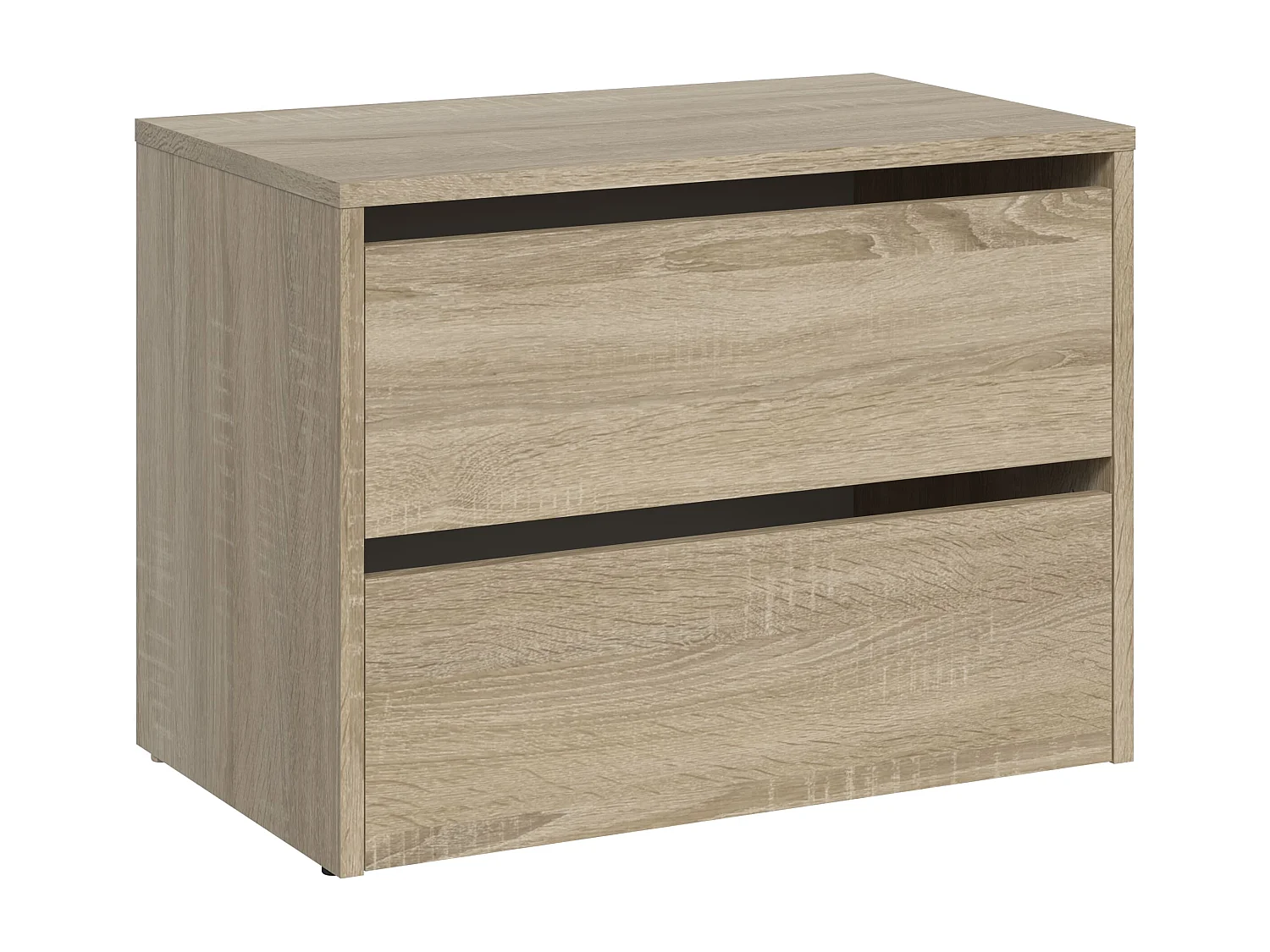 Scarpiera piccola per ingresso 60x44x36 cm rovere chiaro SCAT1