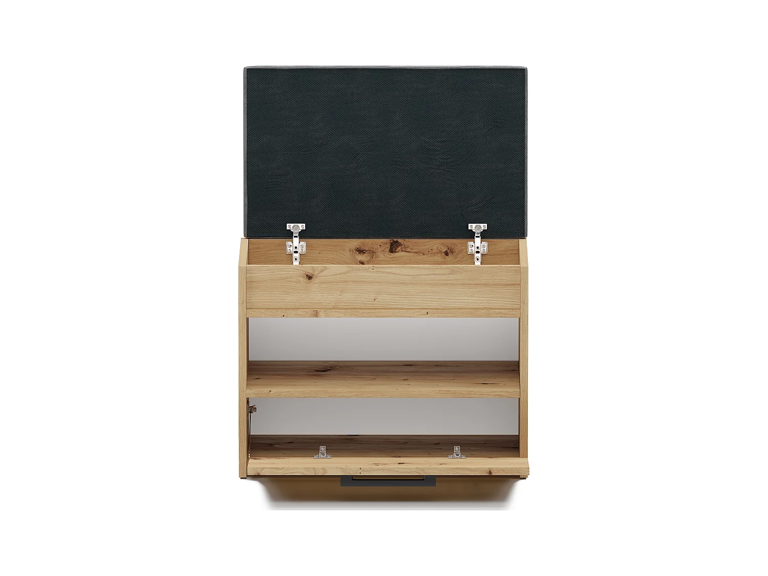 Scarpiera con panca 60x49x35 cm rovere naturale SCAT7