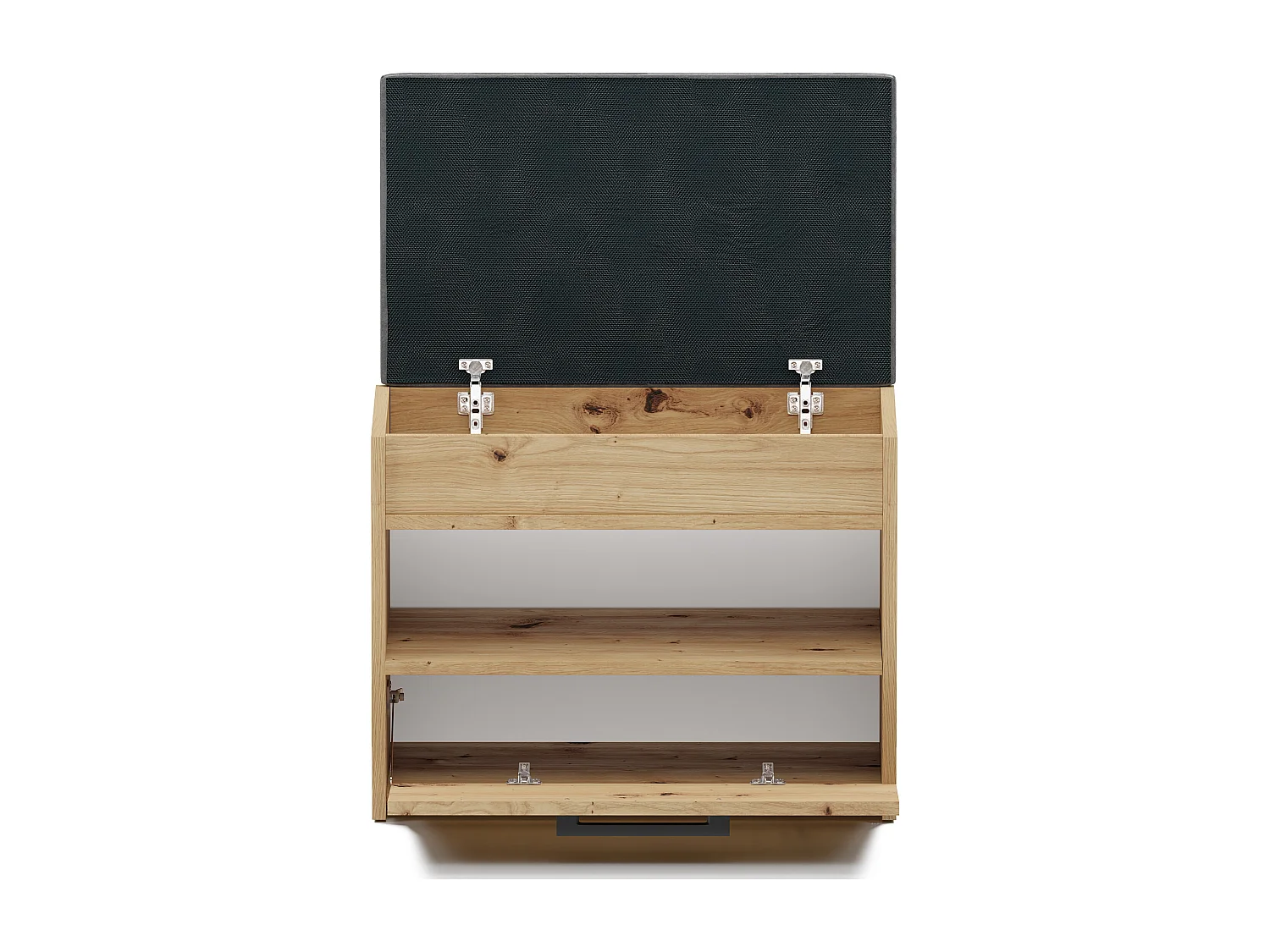 Scarpiera con panca 60x49x35 cm rovere naturale SCAT7