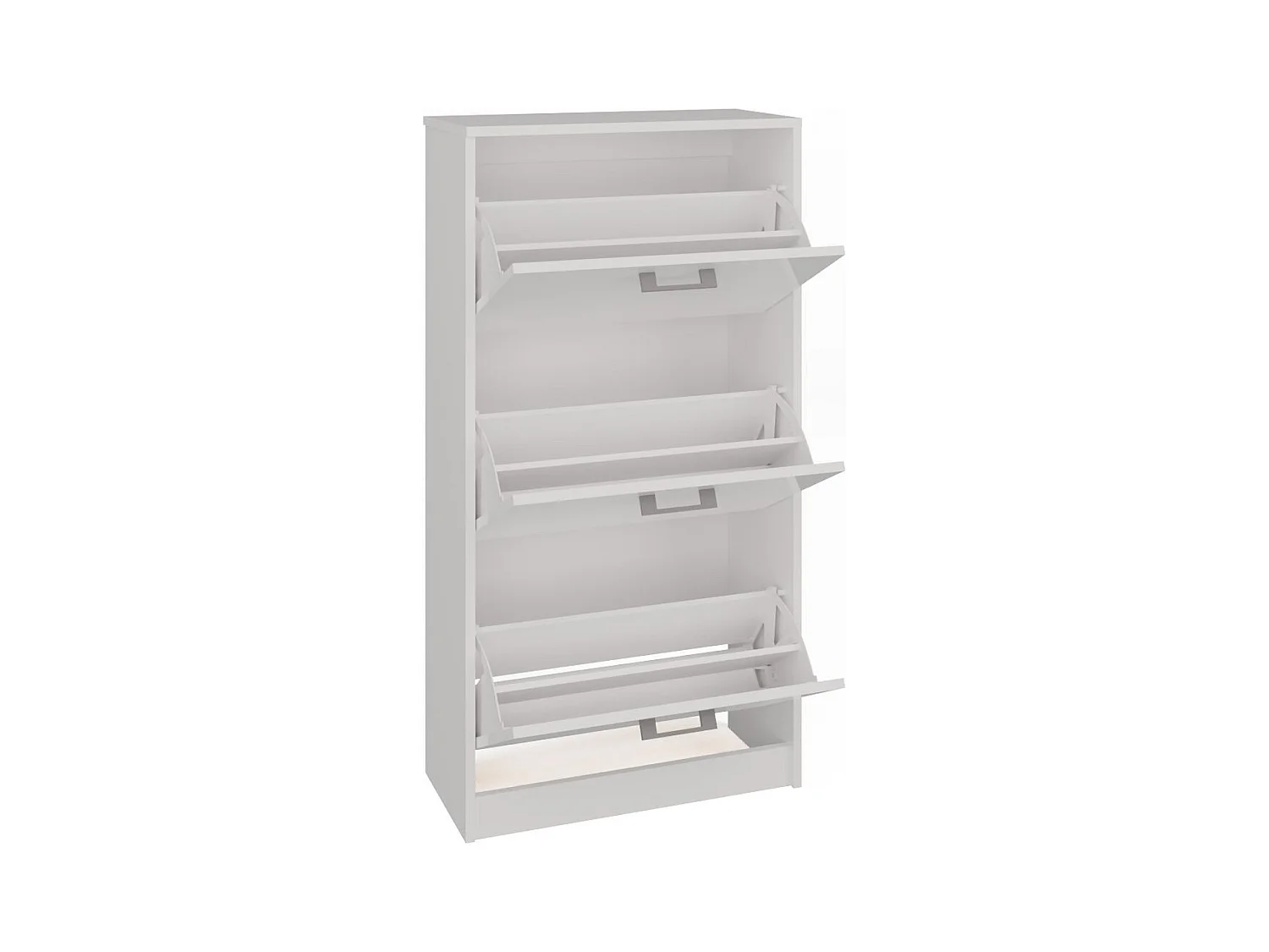 Scarpiera moderna 60x116x28 cm bianco SCAT3