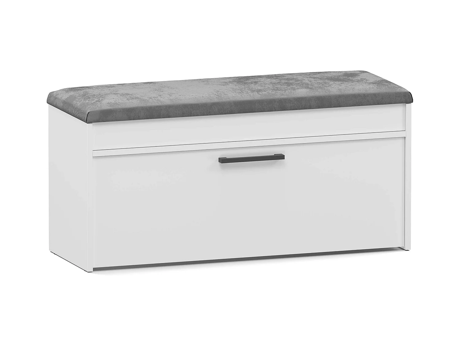 Scarpiera con panca 100x49x35 cm bianco SCAT6