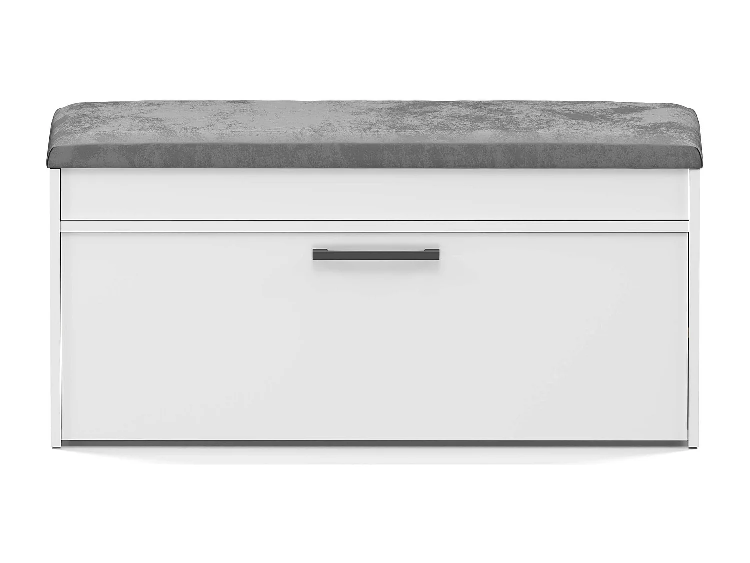 Scarpiera con panca 100x49x35 cm bianco SCAT6