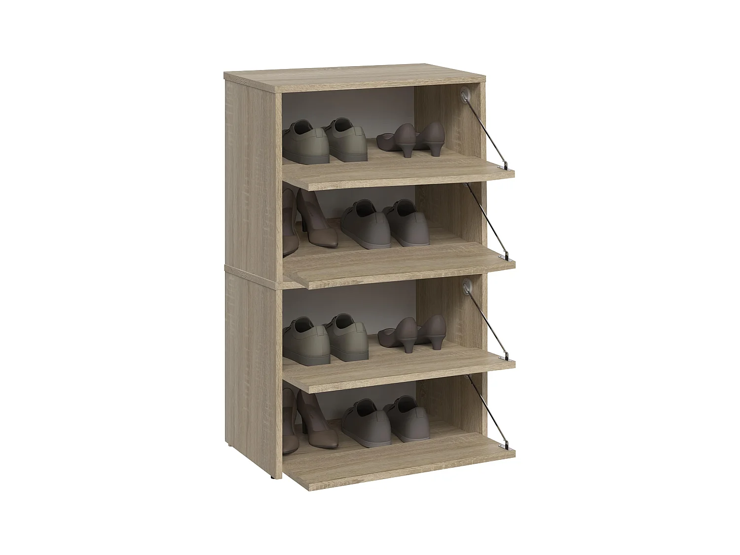 Scarpiera ingresso 60x88x36 cm rovere chiaro SCAT2