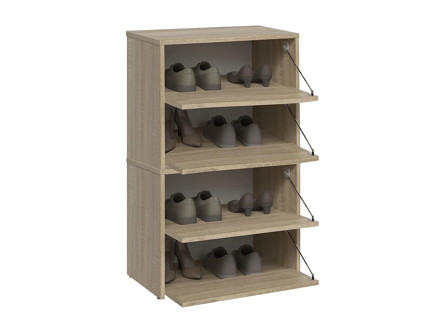 Scarpiera ingresso 60x88x36 cm rovere chiaro SCAT2