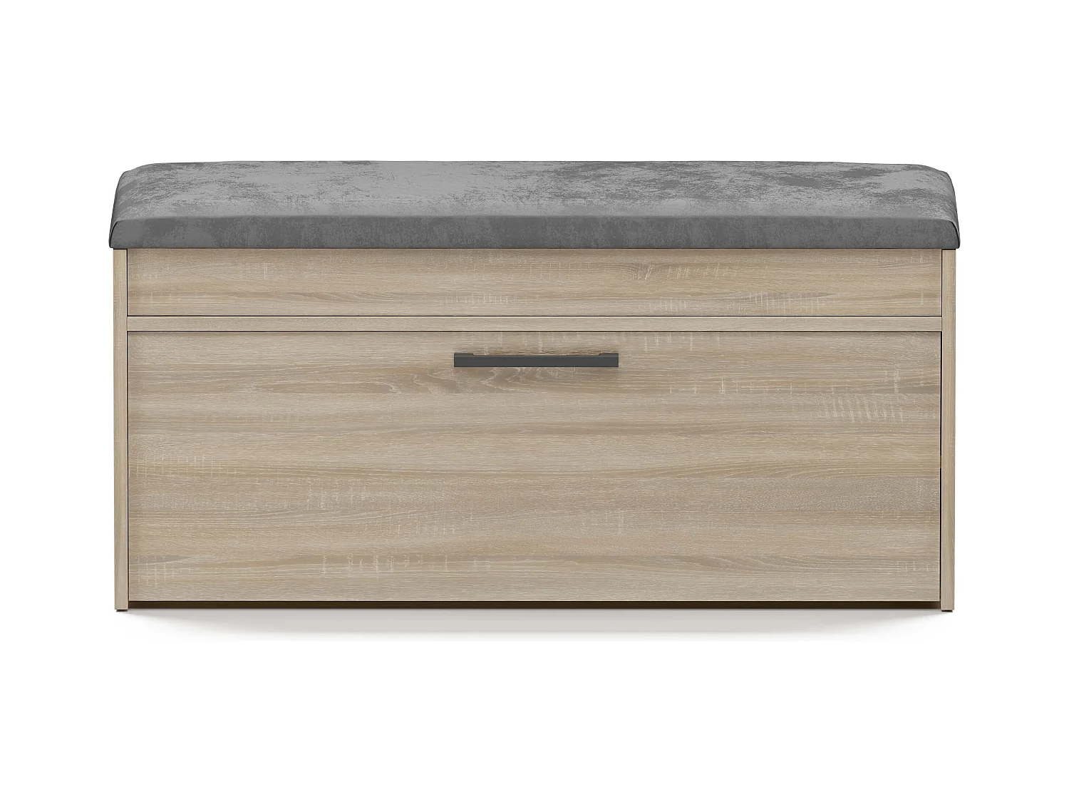 Scarpiera con panca 100x49x35 cm rovere chiaro SCAT6