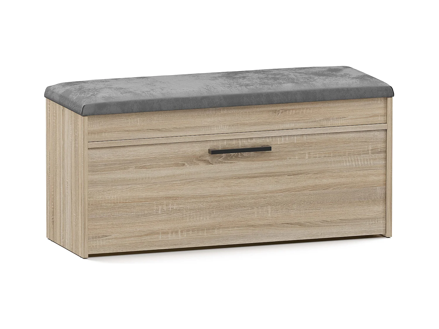 Scarpiera con panca 100x49x35 cm rovere chiaro SCAT6