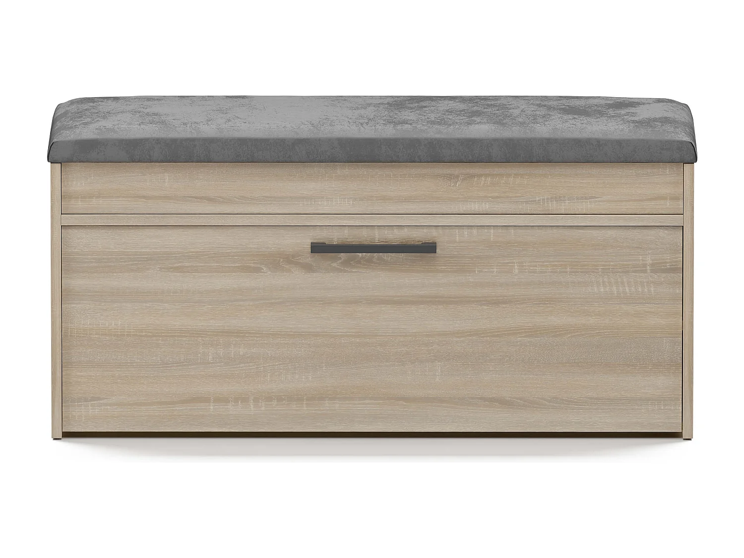 Scarpiera con panca 100x49x35 cm rovere chiaro SCAT6